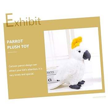 Amazon.co.jp: Toyvian オウム ぬいぐるみのおもちゃ ぬいぐるみ